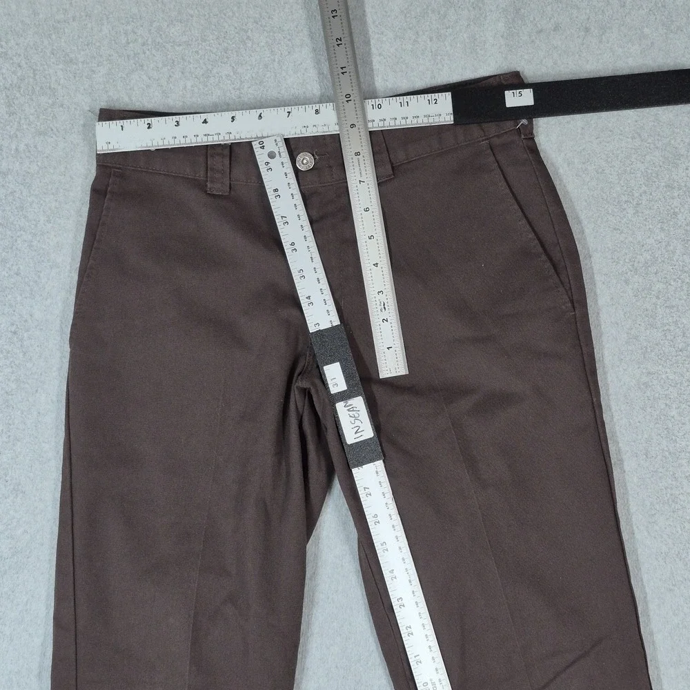 Dickies Men Pants 30X32 Brown Chino Twill FLEX Work Pants Logo 31
